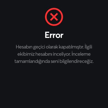 Papara Hesabım 1 Yıldır İncelemede
