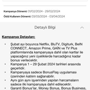 Garanti BBVA Garanti BonusFlaş Kartımı Kampanyaya Dahil Etmiyor.