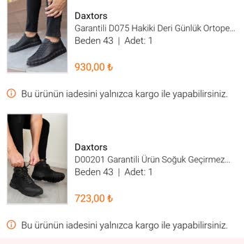 FLO Ayakkabı Siparişin FLO Tarafından İptali