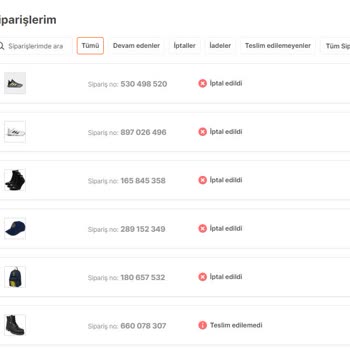 Hepsiburada 5 Siparişimi Kargolamadan, 1 Siparişimi Kargoda İptal Etti