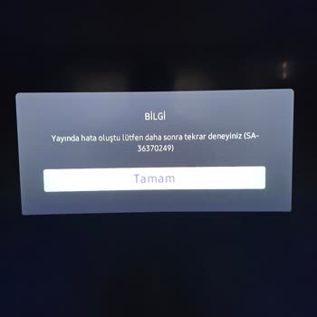 Bein Connect Dizi Film İzlerken Hata Veriyor.