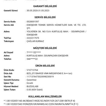 Sr Hatası Veren Vestel Buzdolabı