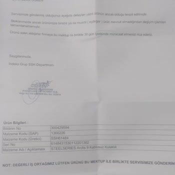 Hepsiburada.com Değişim Yapmıyor