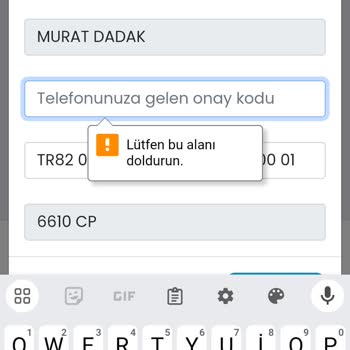 Mavi Anket Onay Kod Sorunu