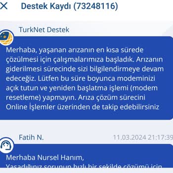 TurkNet İnternet Üç Gün Oldu Yok