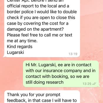 Booking'den Kiraladığımız Dairede Kaza Üzerine 100€ Alan Ev Sahibi