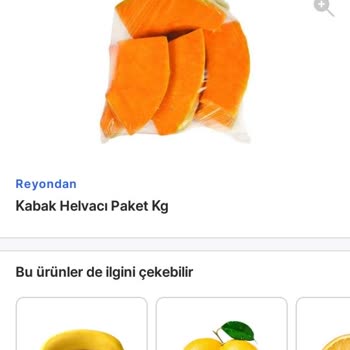 Tatlı Kabak Migros Ürün Farklılığı