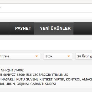 Arena Bilgisayar Pencere.com'dan 2 Yıla Yakındır Outlet Reyondan Bilgisayar Alamıyorum!
