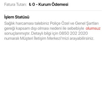 Türkiye Sigorta Tamamlayıcı Sağlık Sigortası