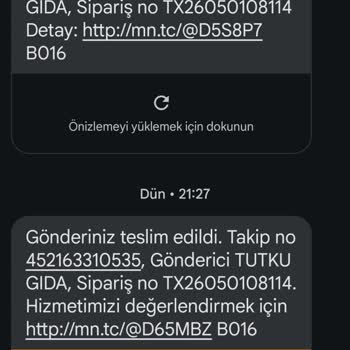 MNG Kargo Teslim Edilmeyen Ürün SMS İle Teslim Edildi