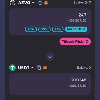 Pancakeswap Binance Aevo Coin Satamama Hatası