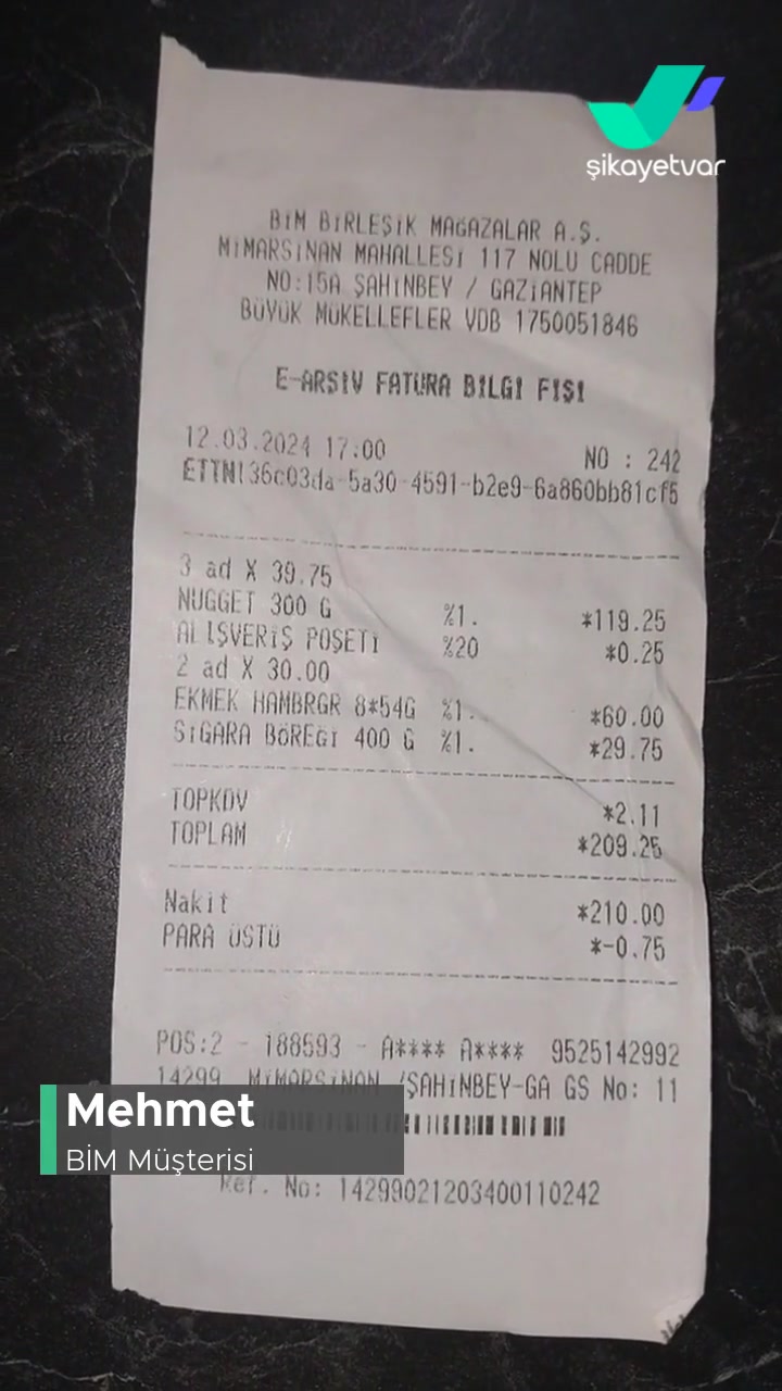 BİM'den Alınan Ekmekte Sinek videonun kapak resmi