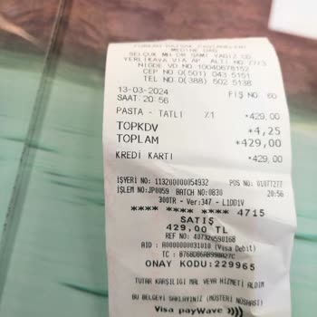 Furkan Baysak Pastaneleri Niğde Şubesi İftar Sonrası Tatlı Şikayeti