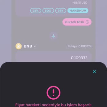 PancakeSwap Web3 Param İçeride Kaldı Token Paramın İadesi