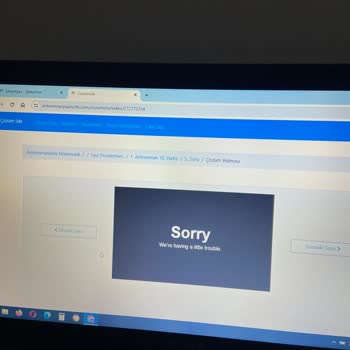 Antrenman Yayıncılık Antrenmanlarla Matematik Video Hatası