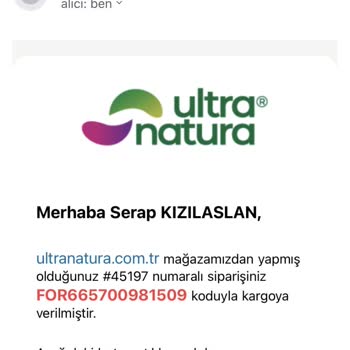 Ultra Natura Parasını Ödediğim Ürünlerim Nerede?