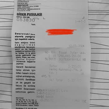 Ankara Kentpark AVM Swarovski Mağazasının Fazla Ücret Alması!