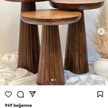 Moonstarwood (Instagram) Mantar Sehpa Aldım