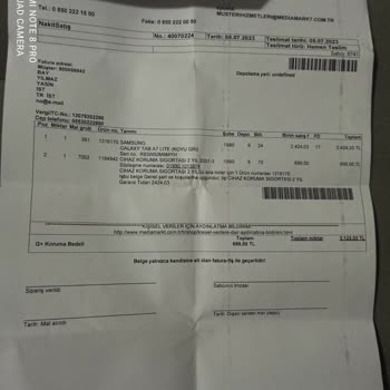 Media Markt Mağduriyetim Ve Sigorta Hüsranı