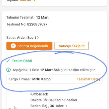 Turgutlu MNG Kargo Teslim Gösterdiği Halde Ürün Bana Ulaşmadı
