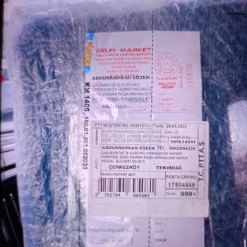 Delfi Market Lojistik Pazarlama İcra Dosyası Bilgilendirme Mesajı