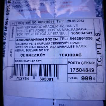 Delfi Market Lojistik Pazarlama İcra Dosyası Bilgilendirme Mesajı