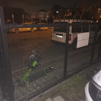 Otomatik Kapıya Martı Bağlanmış