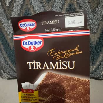 Dr. Oetker Tiramisu Kreması Kotu Kokuyor Ve Acı Bir Tadi Var.