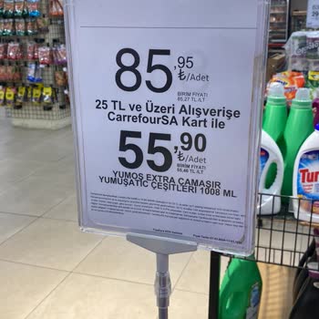 Carrefour SA Satılan Ürünlere Destekte Bulunmamak