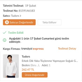 Tudors Sweatshirt 1 Yıkamada Yırtıldı