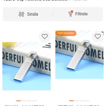 Hepsiburada.com'da Sahte TB Flash Bellek Satıyor