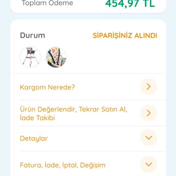 ebebek Siparişim Kargoya Verilmedi