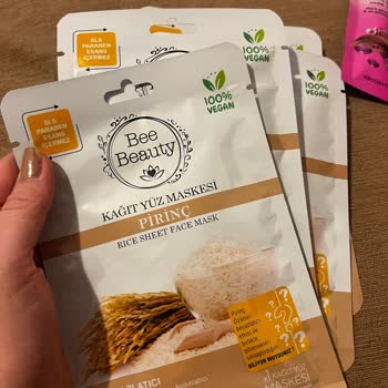 Gratis Bee Beauty Pirinç Kağıt Maske