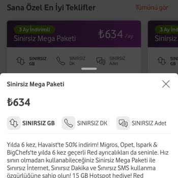 Vodafone Taahhüdüm Bitti Fatura Teklifleri Çok Pahalı