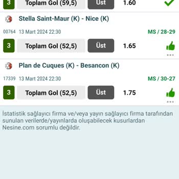 Nesine - Yanıp Sönen Üç Nokta Nedir