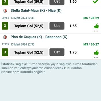 Nesine - Yanıp Sönen Üç Nokta Nedir