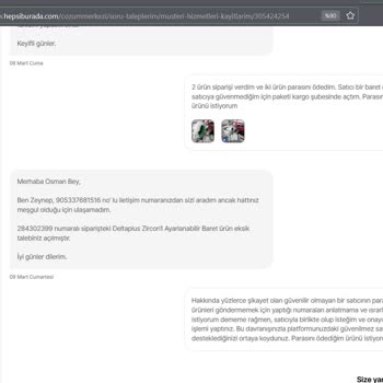 Hepsiburada Ve Sesam Grup İş Birliği İle Müşteriler Mağdur Ediliyor