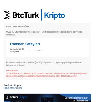 BTC Turk Giriş Hatası