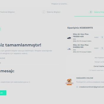 Sneakersonline.tr Orijinal Olarak Belirtilen Ürün İadesi
