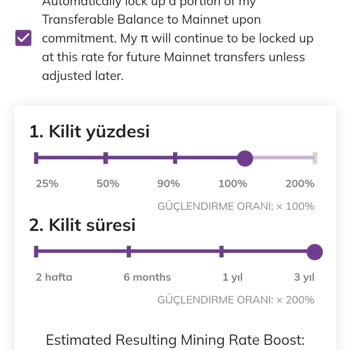 Pi Network Kilit Düzeyi Değiştirme