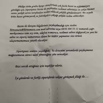 Trendyol'dan Aldığım Ürün Yerine Bir Kağıt Parçası Geldi...