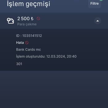 7Slots Param Hesabıma Geçmedi