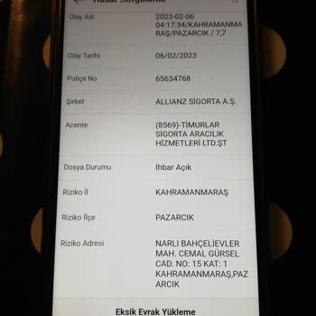 Allianz Sigorta Depremde DASK Ödeme Yapmadı