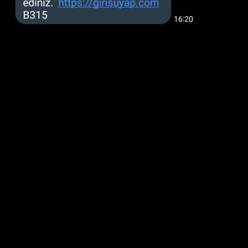 Girisuyap.com Böyle Bir Mesaj Aldım