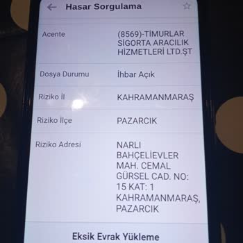 DASK (Doğal Afet Sigortaları Kurumu) Deprem Sonrası Hasar Gören Evim İçin Yardım Bekliyorum