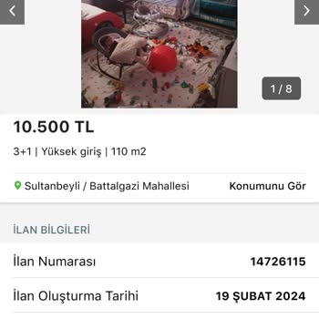 Emlakjet Benden İzinsiz Emlakçının Verdiği İlanın Kaldırılmasını İstiyorum