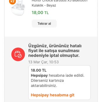 Hepsiburada Ürünümü Gönder Lütfen