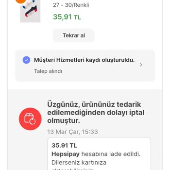 Hepsiburada Devamlı Sipariş İptal