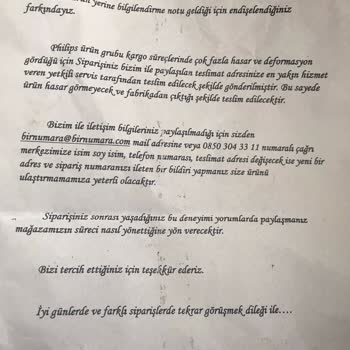 Trendyol Birnumara.com Satıcısı Para Alıp Ürün Göndermiyor