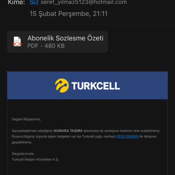 Turkcell Abonelik Sözleşmesinde İnsanları Aldatıyor.
